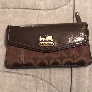 Coach Wallet with checkbook holder